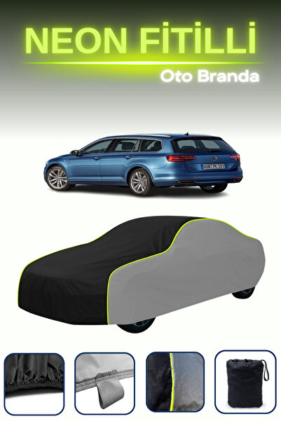 Cemku Shade رمادي-أسود-رمادي [فولكس فاجن باسات هاتشباك] غطاء سيارة متوافق مع ...