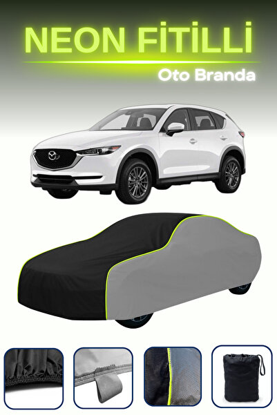 Cemku Shade رمادي-أسود-رمادي [مازدا 323 C 5] قماش مشمع سيارة نيون متوافق مع ل...