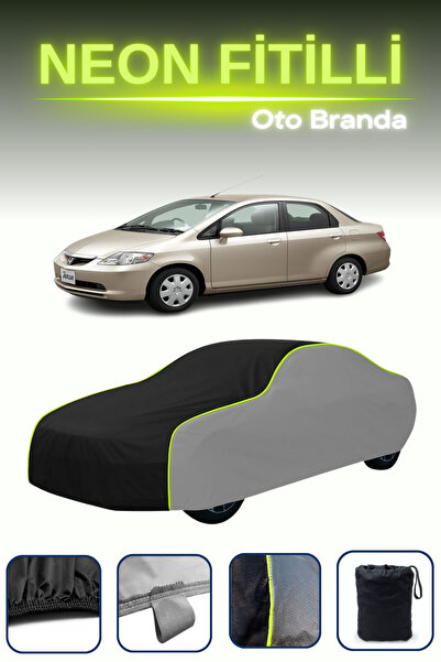 Cemku Shade رمادي-أسود-رمادي [هوندا فيت أريا] قماش مشمع مناسب لسيارة نيون مجه...