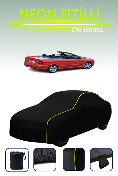 Cemku Cool أسود [أوبل أسترا كابريوليه 2001 - 2006] مشمع سيارة متوافق مع حبال ...