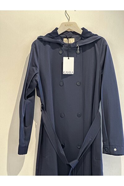 Kayra Kuşaklı Uzun Trençkot