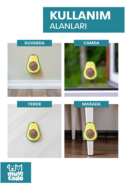 muvicado Organic Cat Grass Catnip Weed Cat Play Ball Avocado Catnip Grass Catnip Kitten Toys