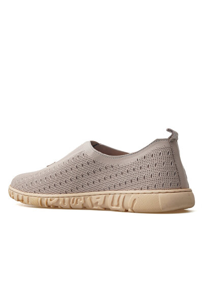 Mammamia Women's Genuine Leather Casual Shoes 25Y D25Ya-665 Z Powder