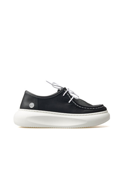 Mammamia Kadın Hakiki Deri Günlük Ayakkabı 25y D25ya-7035 Z Siyah