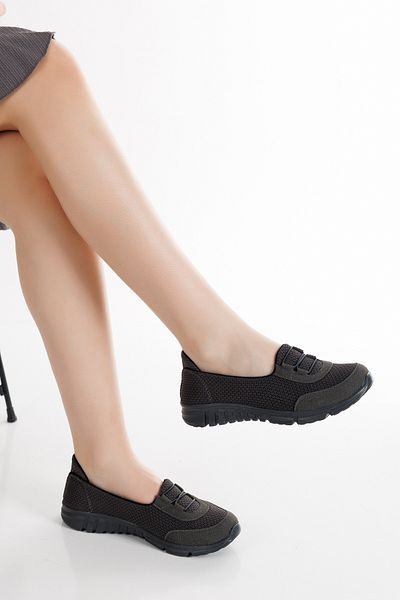 Moda Hanım Tenis de damă cu talpă ortopedică cu memorie afumată