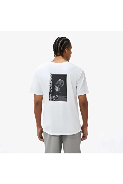 New Balance Біла чоловіча футболка Mnt1509