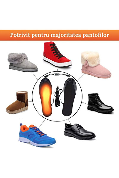 varioshop VarioShop® Heated Shoe Insoles, Waterproof, Comfortable, Durable, Temperate
