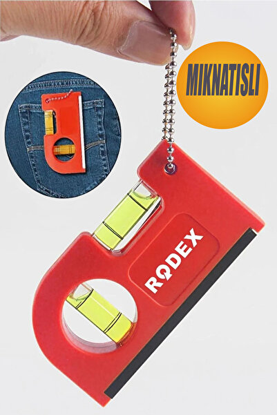 NUBLADO Cep Tipi Su Terazi Mıknatıslı Mini Su Terazisi 85 Mm MFT.