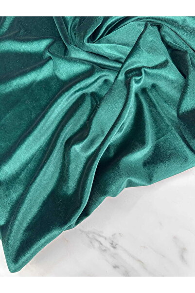 ipekkumaş Rochie din catifea de mătase simplă verde smarald Fusta Bluză Panta...