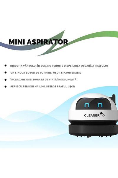 varioshop VarioShop® mini portable vacuum cleaner, for laptop, keyboard, car, rechargeable battery, design