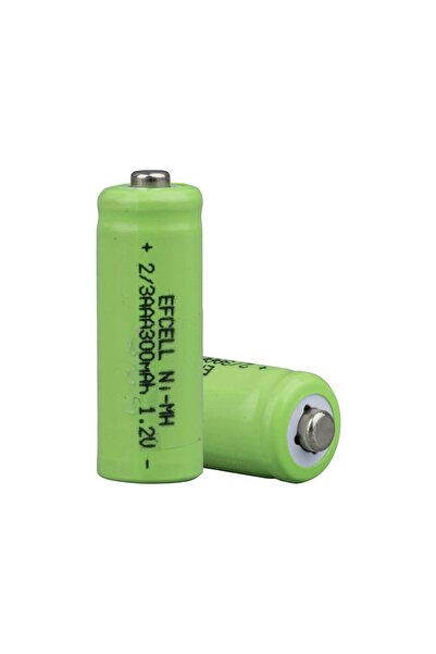 Genel Markalar Nı-mh 2/3aaa 300 Mah 1.2 Volt Başlıklı Pil