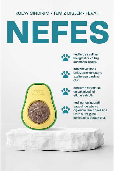 muvicado Organic Cat Grass Catnip Weed Cat Play Ball Avocado Catnip Grass Catnip Kitten Toys
