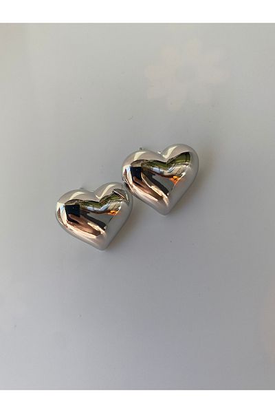 kurukafagift Heart Women's Earrings Studded Model