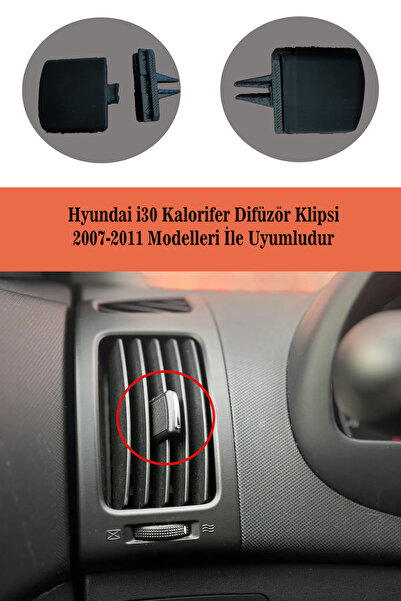 YUBBOX Hyundai i30 (2007-2011) Uyumlu Klima, Kalorifer Sağ,Sol,Orta uyumlu Dö...