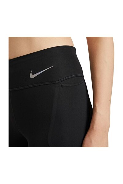 Nike W Nk Faster Tght 7_8 Kadın Siyah Tayt - CZ9232-010