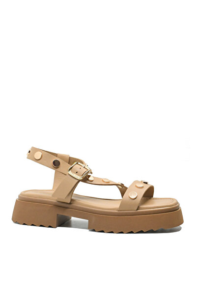 Dogati Sandale platformă Dogati, bej din piele naturală