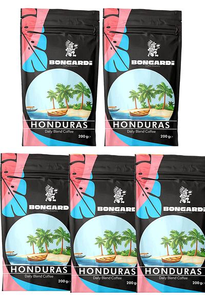 Bongardi Coffee 5X200G Honduras Local Blend Coffee Kit (Core or Ground to Choose)
