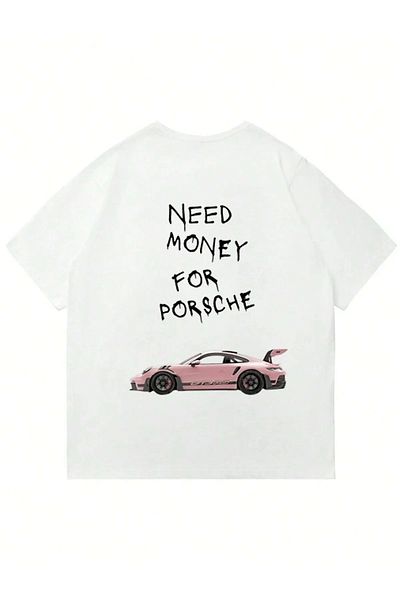 Mad&Calf Μπλουζάκι Unisex Need Money με στάμπα με λαιμόκοψη