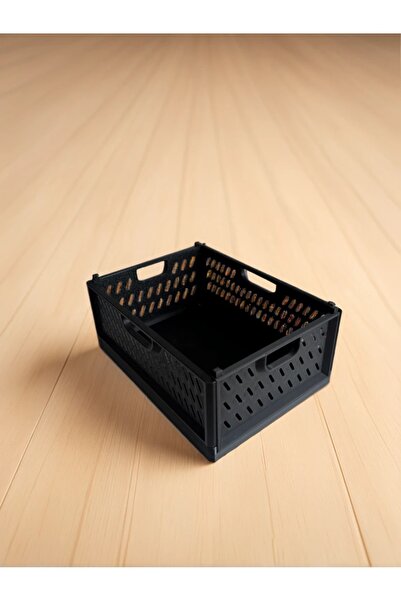 Tasarım Katlanabilir ve İçiçe Geçebilen Mini Saklama Kutusu - Katlanabilir Kasa - Organizer