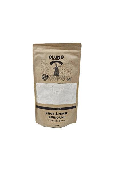 Gluno Glutensiz Glutensiz Kepekli Esmer Pirinç Unu 500 Gr