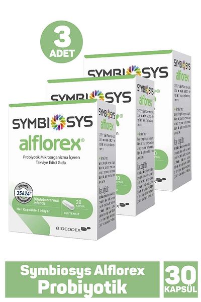 Alflorex Symbiosys Alflorex Probiotic 30 Capsules 3 Pieces