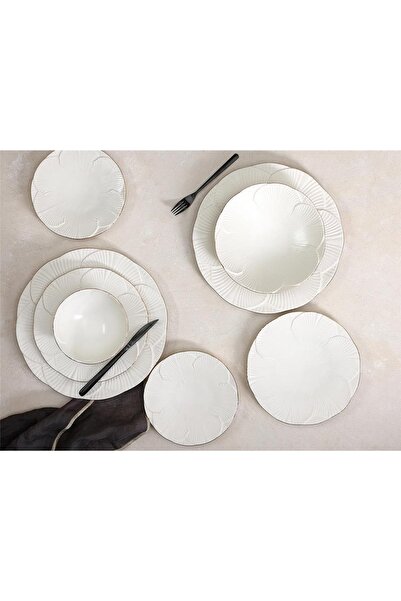 Porland Varia Altın Yaldız 30 Parça 6 Kişilik Yemek Takımı