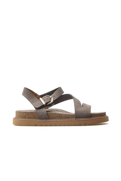 Mammamia Γυναικεία Καθημερινά Σανδάλια 25y D25ys-5240 Z Mink Nubuck