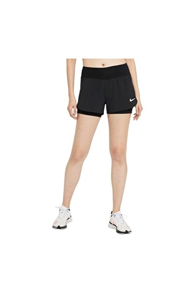 Nike W Nk Eclıpse 2In1 Short Kadın Gri Şort - CZ9570-084