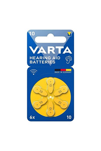 Varta 10 No Kulaklık Pili (6LI PAKET)