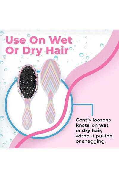 Wet Brush Kid's Wet Detangling Brush - Chevron
