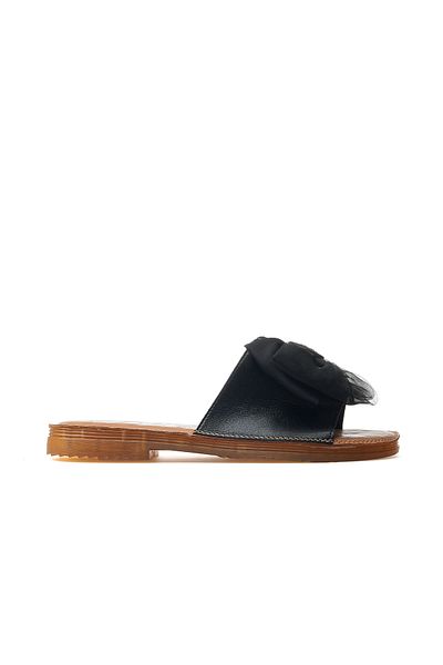 Guja Women's Bow Daily Slippers 25Y 25Y397-6 Z Black