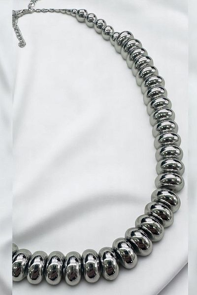 PETEK AKSESUAR Metalized Flat Ball Pendant