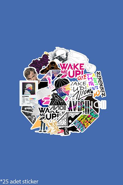 dadi ramba Avicii Bullet Journal - Agenda - Planner - Notebook - Laptop Sticker Sticker - Sticker Pack