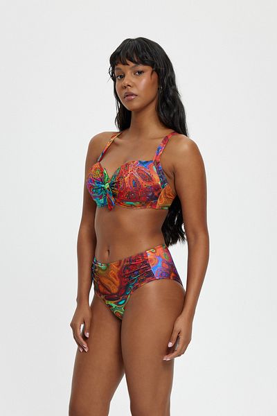 Louren Bikini Set - Red - Patterned