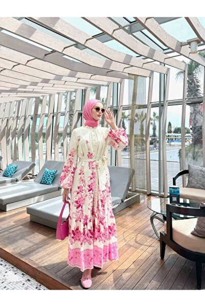 Aryen فستان فوال منقوش بالزهور