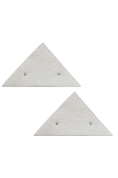 Evelise Set of 2 Double Window Washer Sponges with Magnet, Thickness between 5 and 15 mm, White