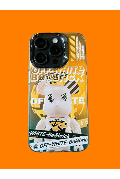 OFF WHITE Husa telefon compatibila cu Iphone 16 PRO, Off-White Be@Brichk