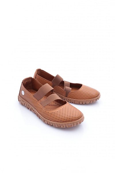 Mammamia D25Ya-645 Women's Leather Casual Shoes