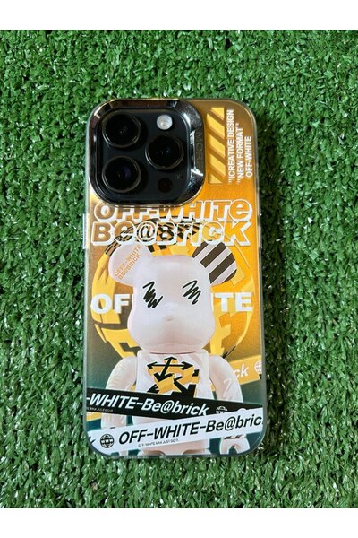 OFF WHITE Husa telefon compatibila cu Iphone 13, Off-White Be@Brichk