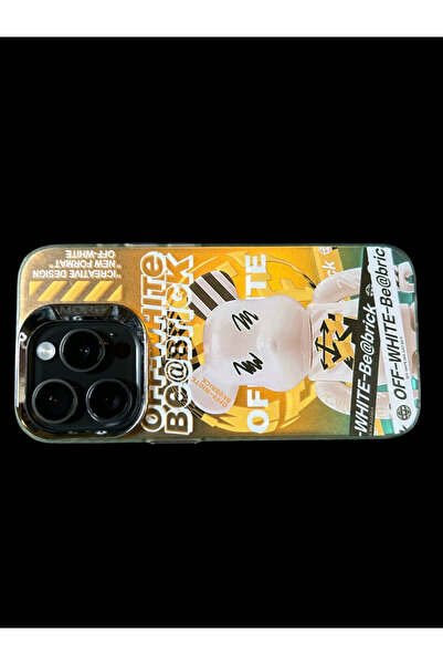 OFF WHITE Husa telefon compatibila cu Iphone 15 PRO MAX, Off-White Be@Brichk