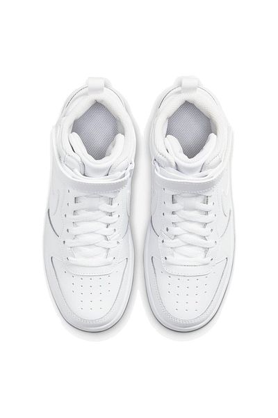Nike Court Borough Mid 2 (Gs) Kids White Running Shoes - Cd7782-100