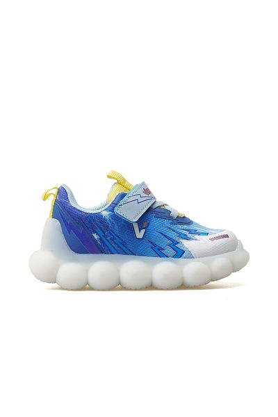 Vicco Flash Boy's Lighted Sports Shoes 25Y 346.214 Pe Navy Blue