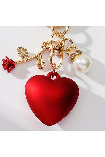 CEDAN Clutch Bag Necklaces, Lipstick and "Love" Design - for Mother's Day or Valentine's Day