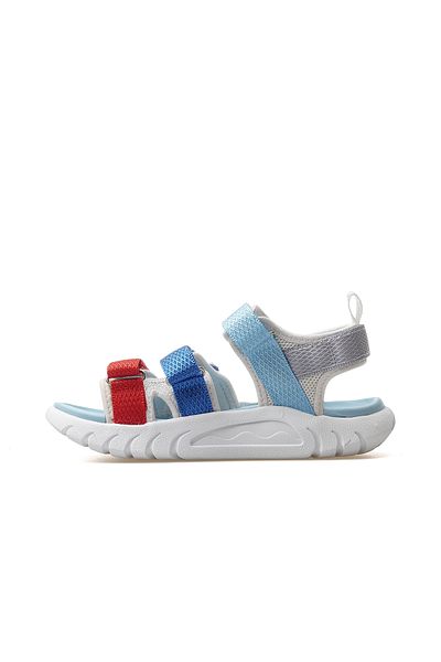 Vicco Cube Boy's Anatomical Sole Lightweight Sandals 25Y 332.212 Pe White