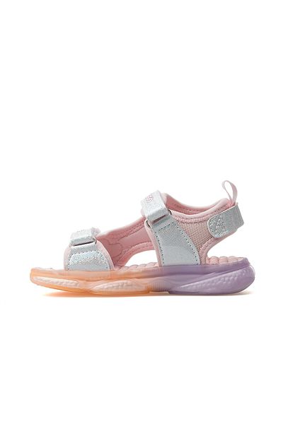 Vicco Can Girl's Lighted Sandals 25Y 332.254 Pk Powder