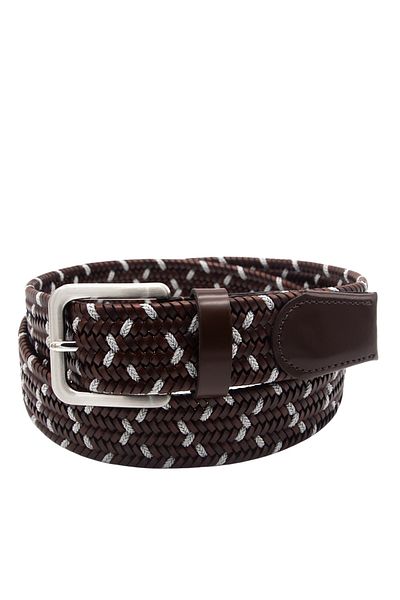 Pierre Cardin Καφέ/Γκρι Premium Δερμάτινη ζώνη PC-1713K6G