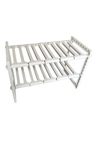 ABYZ Adjustable shelf from 50 to 70cm, with 2 shelves, White ABYZ®