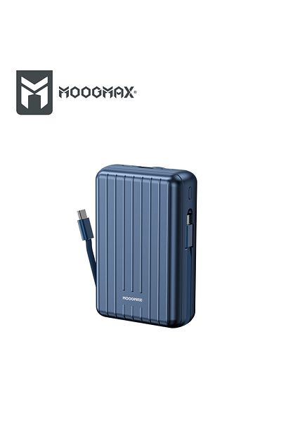 MOOGMAX 20000mAh Magnetic Wireless Power Bank with 22.5W Super Charging and Built-in Cables with 15W Wireless Charging