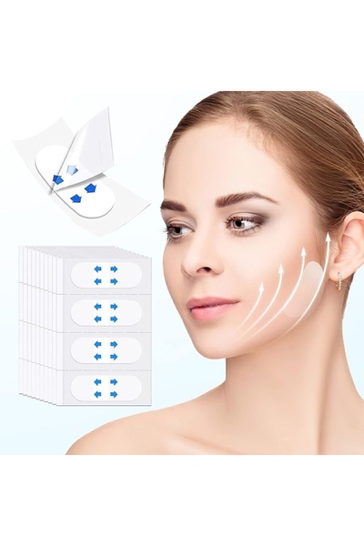 SİBELA BEAUTY GÜZEL GÖRMEK GÜZEL DÜŞÜNDÜRÜR 8 Adet Kırışıklık Bantı, Kaş Germe Bant, Çene Gerdirme, Yüz Germe Bant