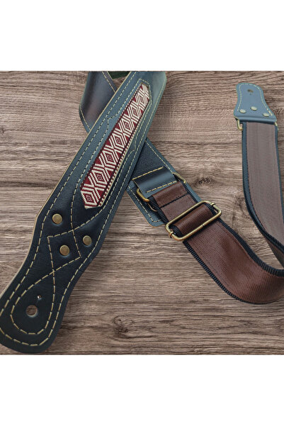 MEDUSA Hakiki Deri Gitar Askısı, Guitar Strap, Askı kayışı